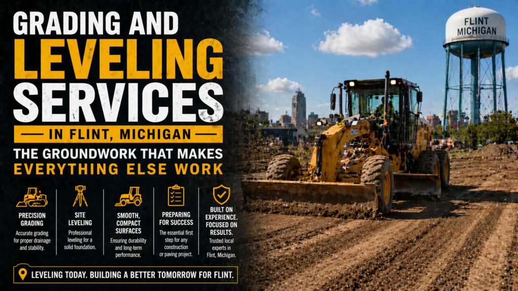 Grading and Leveling Services in Flint: The Groundwork That Makes Everything Else Work